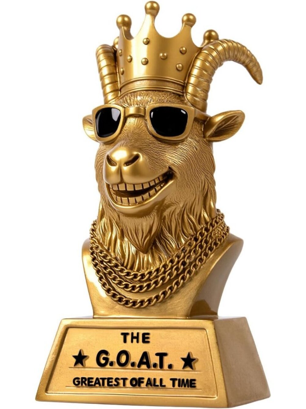 Handmade 6" Goat Trophy Award - Funny Gag Gift for Champion Winners & Goats